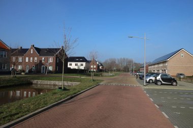 Hollanda 'da Nieuwerkerk aan den Ijssel' in Esse Zoom ilçesindeki evler