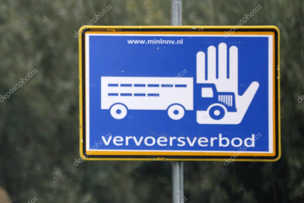 Signs marked 