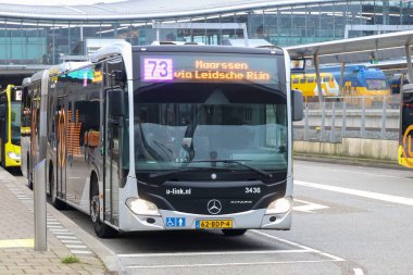 Qlink (Qbuzz) Hollanda 'nın utrecht bölgesinde yerel otobüsler