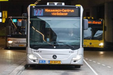 Qlink (Qbuzz) Hollanda 'nın utrecht bölgesinde yerel otobüsler