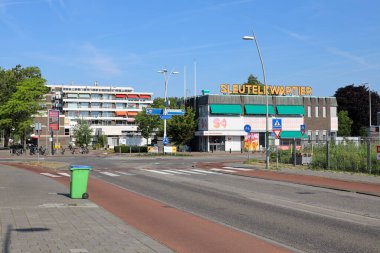 Hollanda 'nın Waddinxveen kasabasındaki çeşitli binalar