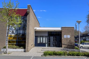 Nieuwerkerk aan den IJssel 'deki Dorrestein bölgesinde birkaç sokak ve ev
