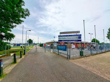 Hollanda 'da yerel futbol kulübü ile Nieuwerkerk aan den ijssel Dorrestein spor kompleksi