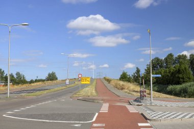 Laan van avant-garde Nieuwerkerk aan de IJssel Hollanda Rotterdam Nesselande doğru