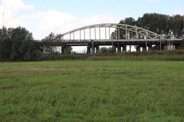 Area in Moordrecht where research to widen the A20 freeway has found old World War II plane bombs type MC500 mk1 clipart