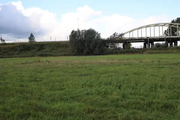 stock image Area in Moordrecht where research to widen the A20 freeway has found old World War II plane bombs type MC500 mk1