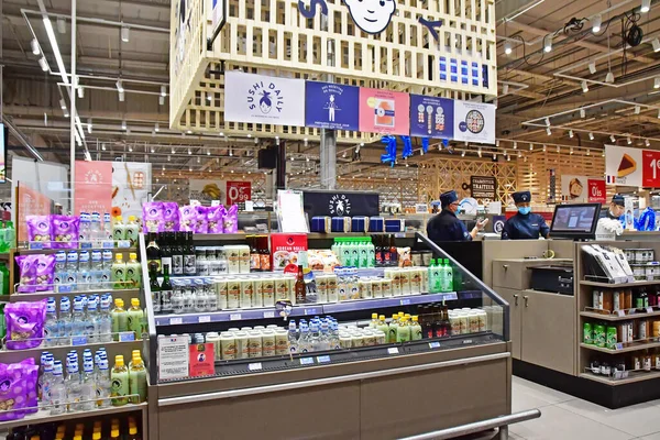 프랑스 2022 슈퍼마켓 — 스톡 사진