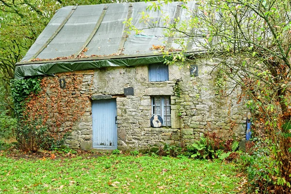フランスのアラレ 2022年10月23日 旧村のレ ヴォヴィリー ハンレの廃墟 — ストック写真