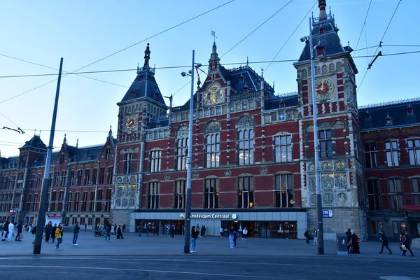 Amsterdam Netherlands May 2022 Central Station District — Foto Stock