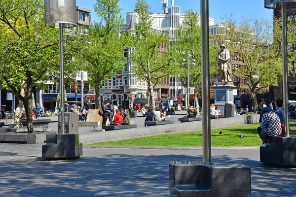 stock image Amsterdam, Netherlands - may 22 2022 : the touristy city centre