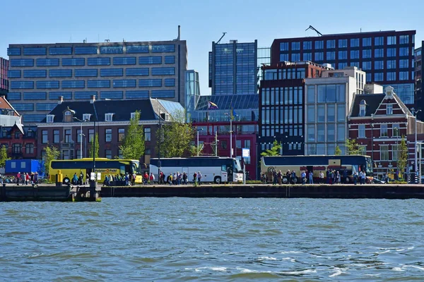 Amsterdam Netherlands May 2022 Port District — Stok fotoğraf