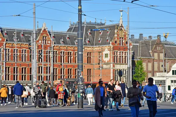 Amsterdam Netherlands May 2022 Central Station — Stock Fotó