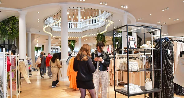 Amsterdam Netherlands May 2022 Cloth Shop Touristy City Centre — Photo