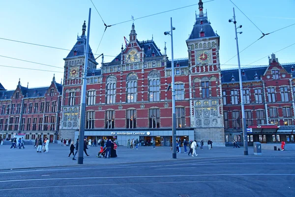 Amsterdam Netherlands May 2022 Central Station District — Foto Stock