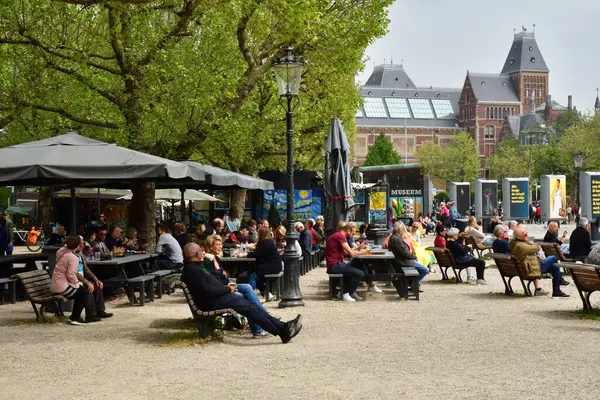 Amsterdam Netherlands May 2022 Restaurant Museum District — Stockfoto