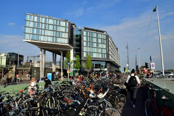 Amsterdam Netherlands May 2022 Hotel Central Station District — Stock fotografie