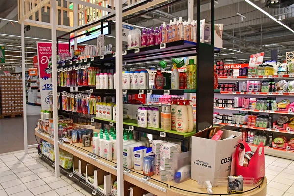 Paris França Agosto 2022 Supermercado — Fotografia de Stock
