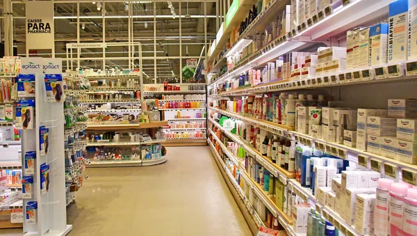 París Francia Agosto 2022 Supermercado — Foto de Stock