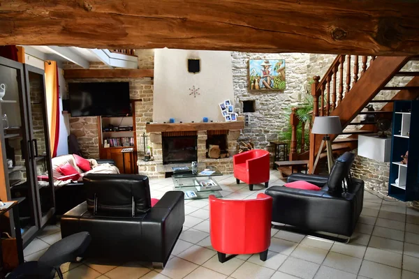 2022年10月23日 法国阿莱勒 老村一座老房子的休息室 — 图库照片