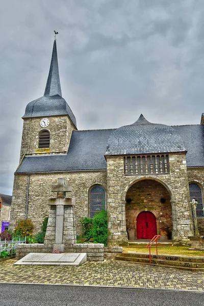 Allaire Fransa Ekim 2022 Eski Köydeki Saint Gaudens Kilisesi — Stok fotoğraf