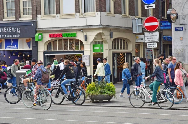 Amsterdam Netherlands May 2022 Touristy City Centre — Stock Photo, Image