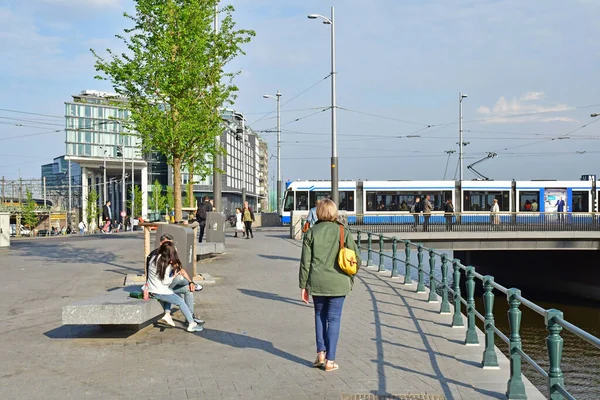 Amsterdam Netherlands May 2022 Central Station District — Foto de Stock