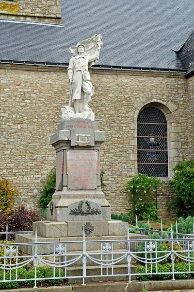 Allaire Frankreich Oktober 2022 Das Kriegerdenkmal Alten Dorf — Stockfoto