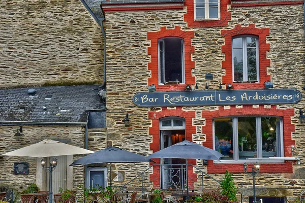 Rochefort Terre França Outubro 2022 Restaurante Antiga Aldeia — Fotografia de Stock