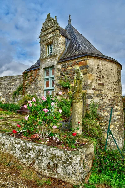 Rochefort Terre Frankreich Oktober 2022 Das Schloss Alten Dorf — Stockfoto