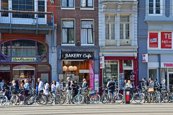 2022年5月22日 荷兰阿姆斯特丹 旅游胜地城市中心 — 图库照片
