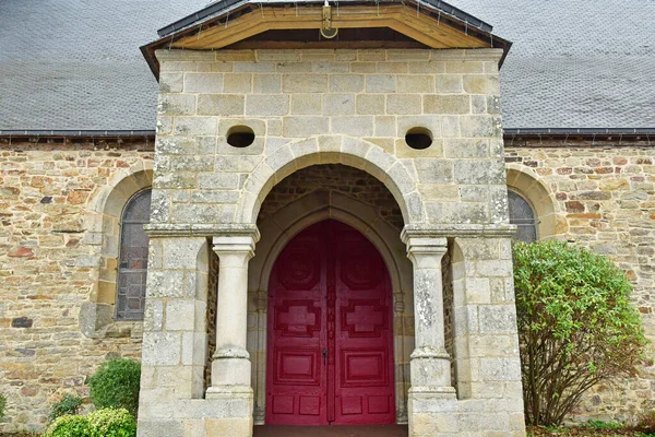 Peillac France Octobre 2022 Église Saint Sabulin — Photo