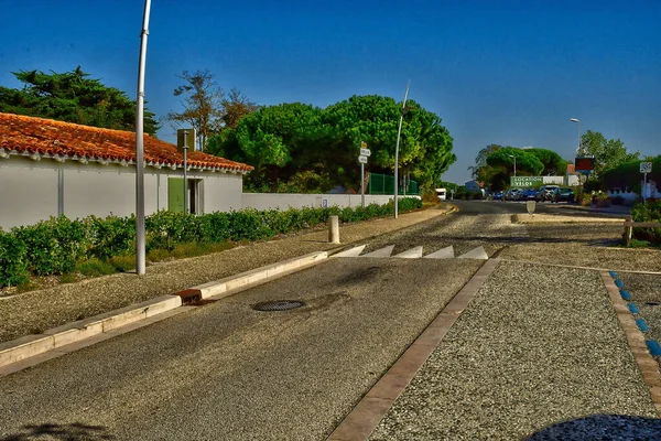 stock image Rivedoux Plage, France - october 10 2022 : the picturesque village 