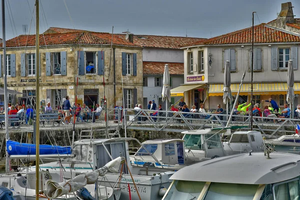 Saint Martin França Outubro 2022 Pitoresca Aldeia Barco Porto — Fotografia de Stock