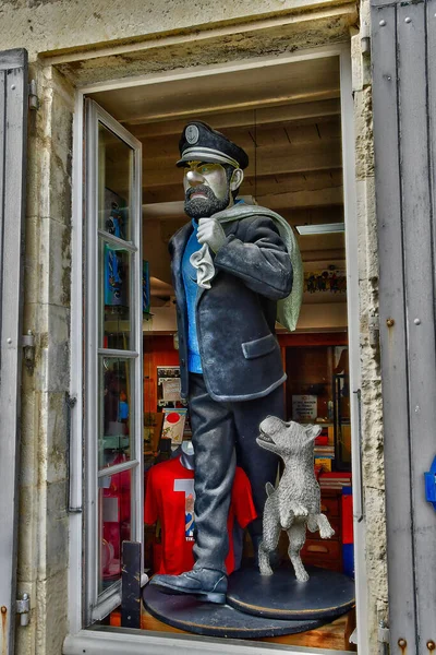 Saint Martin Ranska Lokakuu 2022 Tintin Lahjatavarakauppa — kuvapankkivalokuva