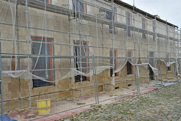 Saint Martin França Outubro 2022 Obras Restauro Pitoresca Cidade — Fotografia de Stock