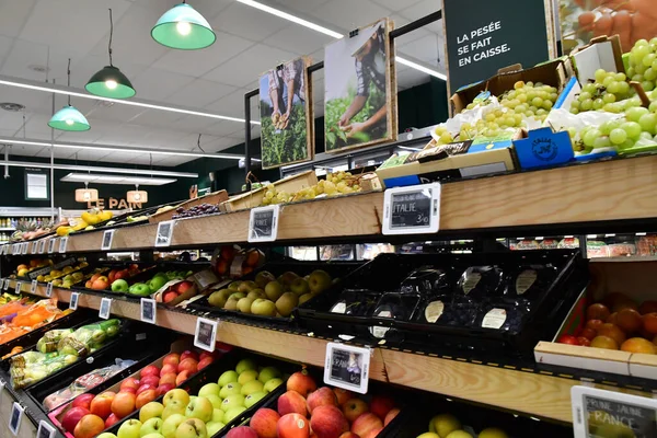 Sainte Marie França Outubro 2022 Supermercado Pitoresca Aldeia — Fotografia de Stock