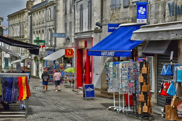 Saint Martin Francie Října 2022 Obchod Malebném Městě — Stock fotografie