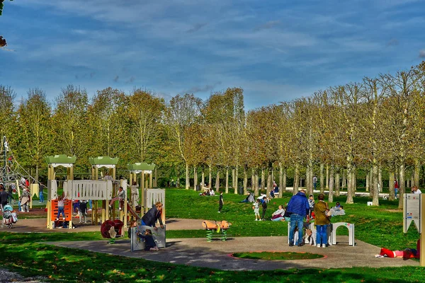 Saint Germain Laye Frankrijk Oktober 2022 Speeltuin Het Renaissance Kasteelpark — Stockfoto