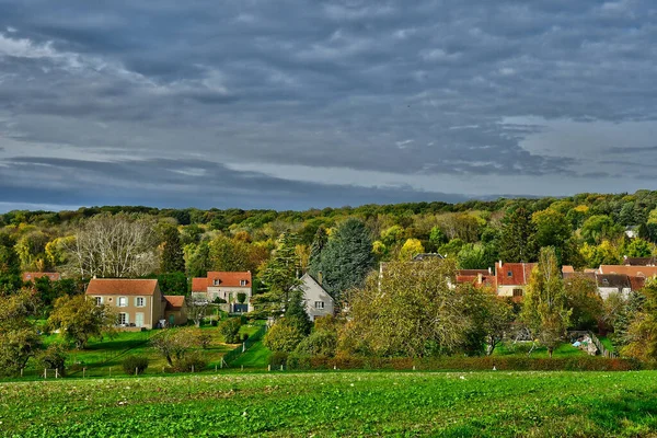 Villers Arthies Франция Ноябрь 2022 Живописная Деревня — стоковое фото