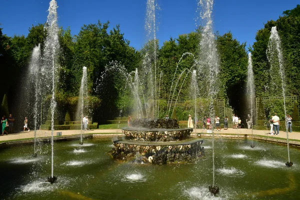 Wersal Francja Sierpień 2022 Gaj Trzech Fontann Parku Zamkowym — Zdjęcie stockowe