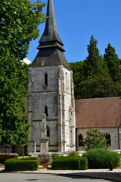 Amfreville Sur Iton Franciaország Augusztus 2022 Notre Dame Templom — Stock Fotó
