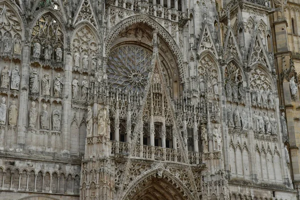 Rouen Francja Listopada 2022 Katedra Notre Dame — Zdjęcie stockowe