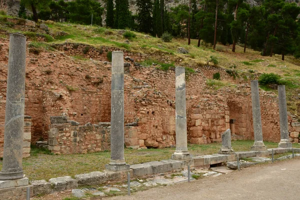 Delphi Greece August 2022 Archaeological Site — Stock Fotó