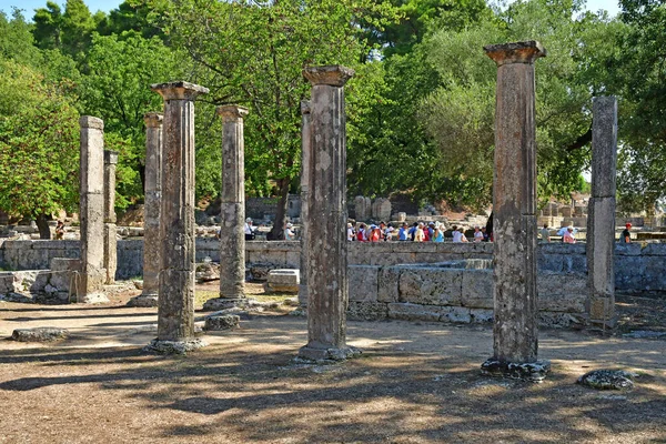 Ancient Olympia Greece August 2022 Archaeological Site — Stok Foto