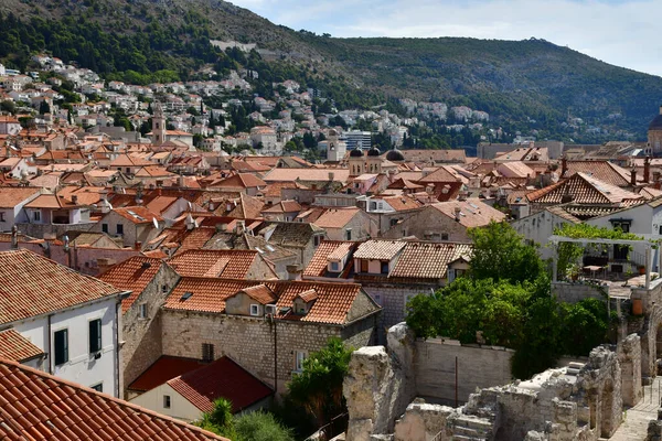 stock image Dubrovnik; Croatia - august 29 2022 : the picturesque old city 