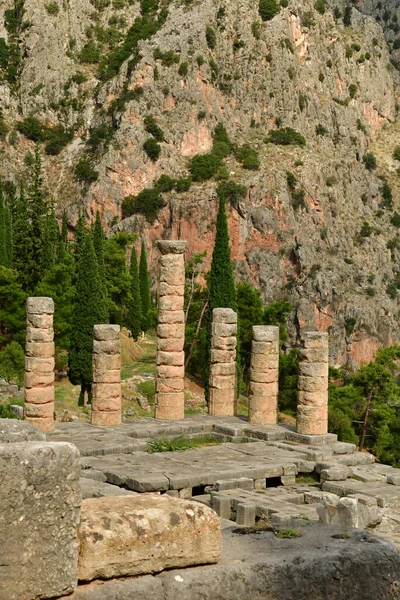 Delphi Greece August 2022 Appolo Temple Archaeological Site — ストック写真