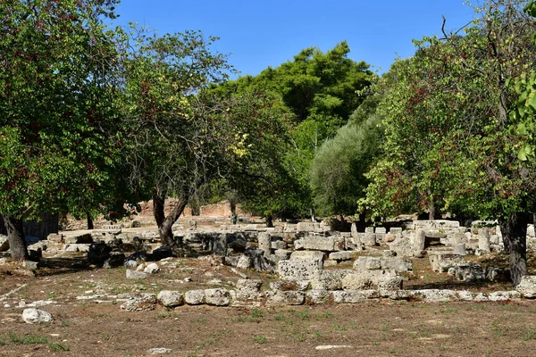Ancient Olympia Greece August 2022 Archaeological Site — ストック写真