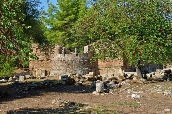Ancient Olympia Greece August 2022 Archaeological Site — Φωτογραφία Αρχείου