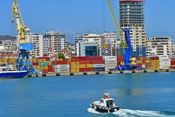 Durres Albania August 2022 Harbour — 图库照片