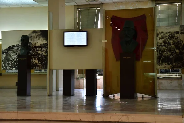 Tirana Albania August 2022 National Historical Museum — стокове фото